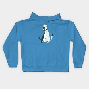 Weasel hugs in blue Kids Hoodie